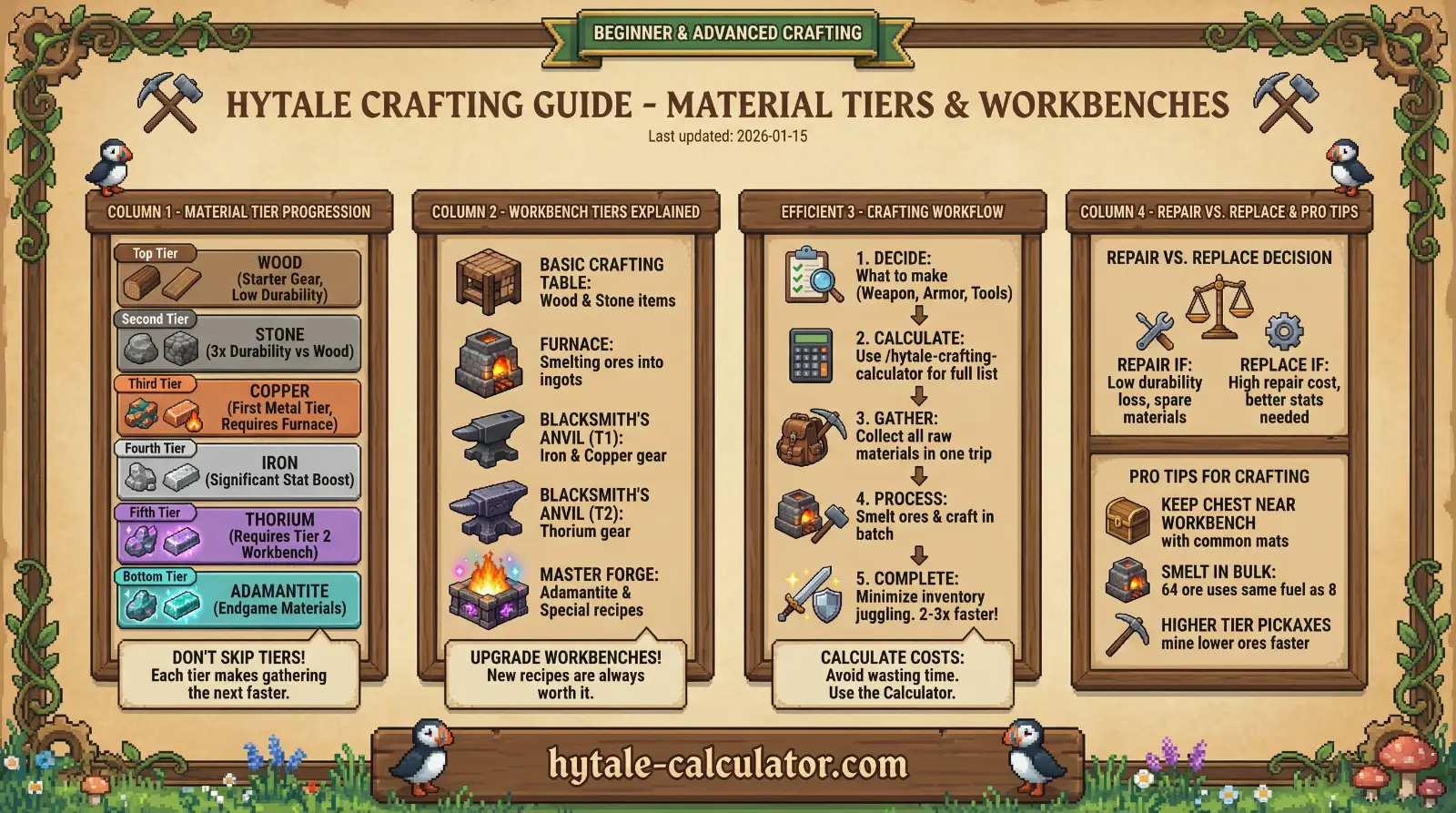 Hytale Crafting Guide
